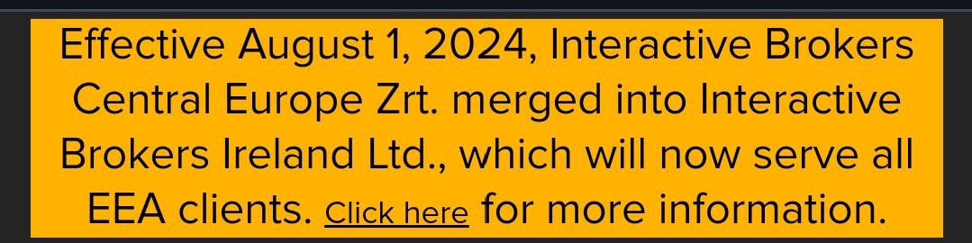 Interactive Brokers переводе рахунки резидентів Центральної Європи в Ірландію